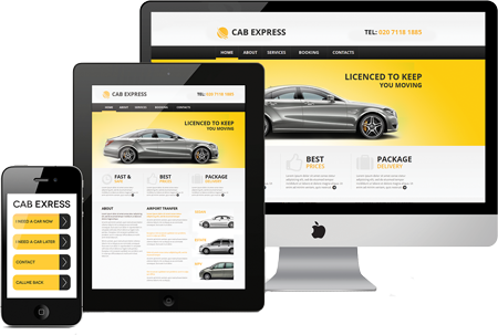 responsive website design for private hire companies